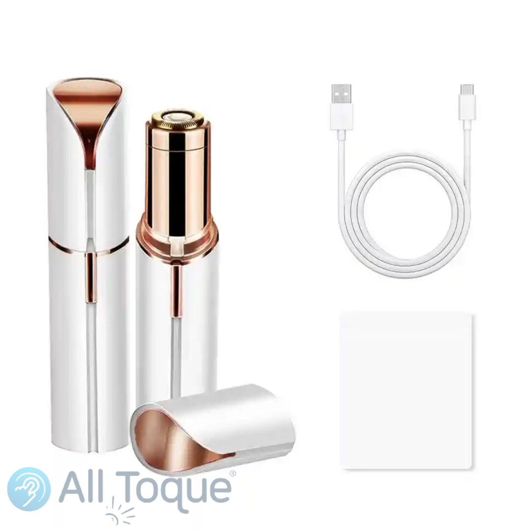 GlamTouch™ Kit Depiladora Facial + Cepillo Alisador