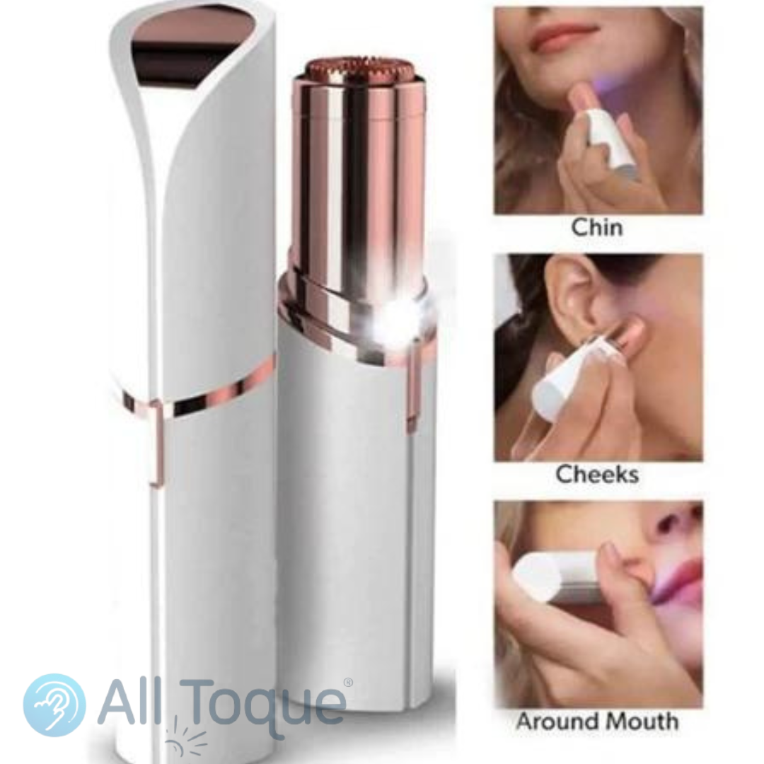 GlamTouch™ Kit Depiladora Facial + Cepillo Alisador