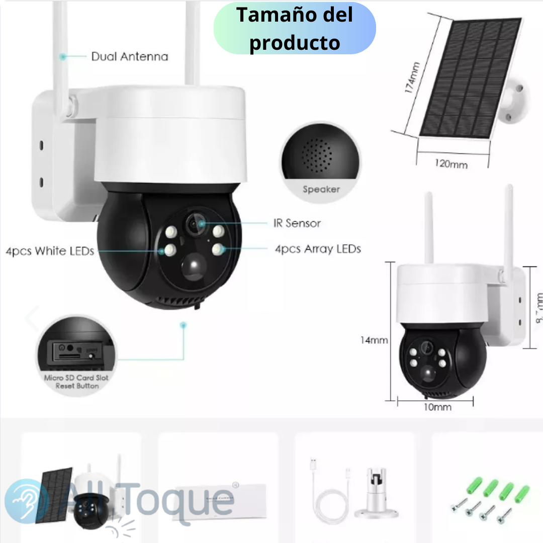 SkyCam™ Cámara Solar Inalámbrica 360