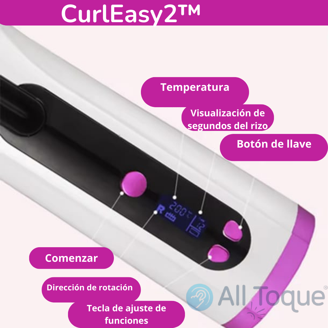 CurlEasy2™ Rizadora portátil y compacta