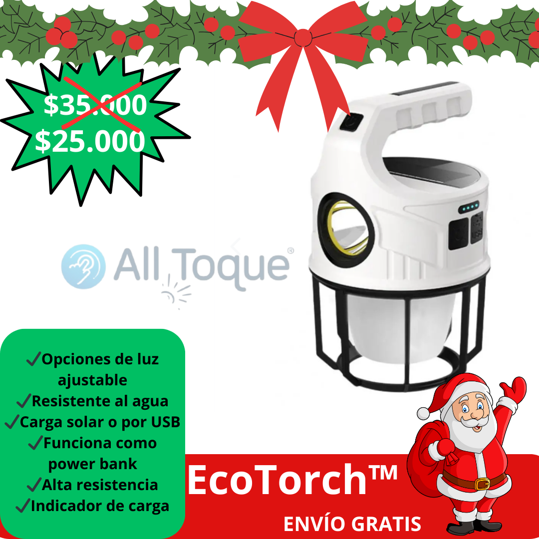 EcoTorch™ Linterna solar impermeable